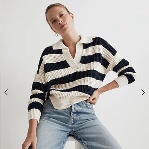 NWT Madewell Waffle Knit Hensley Sweater